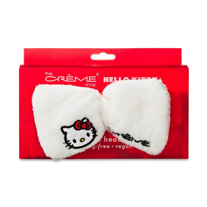 The Creme Shop x Hello Kitty Plush Spa Headband for wholesale by KJ Beauty and Health