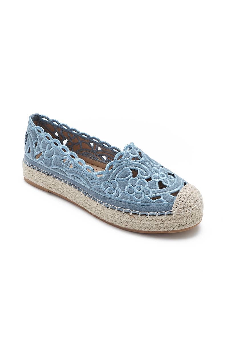 Joia Paris – wholesale Lågskor - Dam – Bekväma platta espadriller i cowboy-stil H8-86810