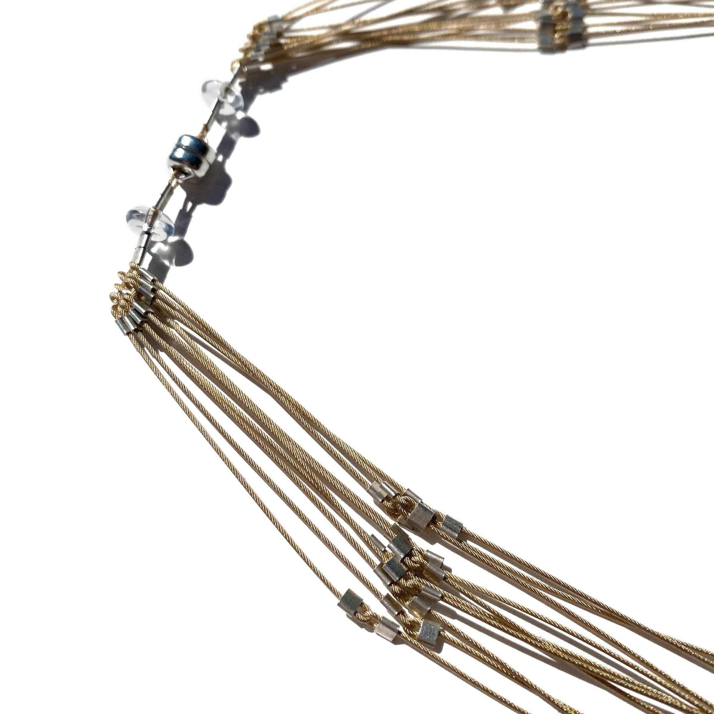 Meghan Patrice Riley – Colar de elos e correntes por atacado – Colar Segmentos de Linha 18" (Curto)7