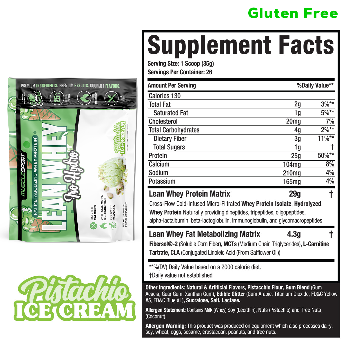 MuscleSport - Wholesale Protein/superfood powder - Lean Whey® Single Serve Packets12