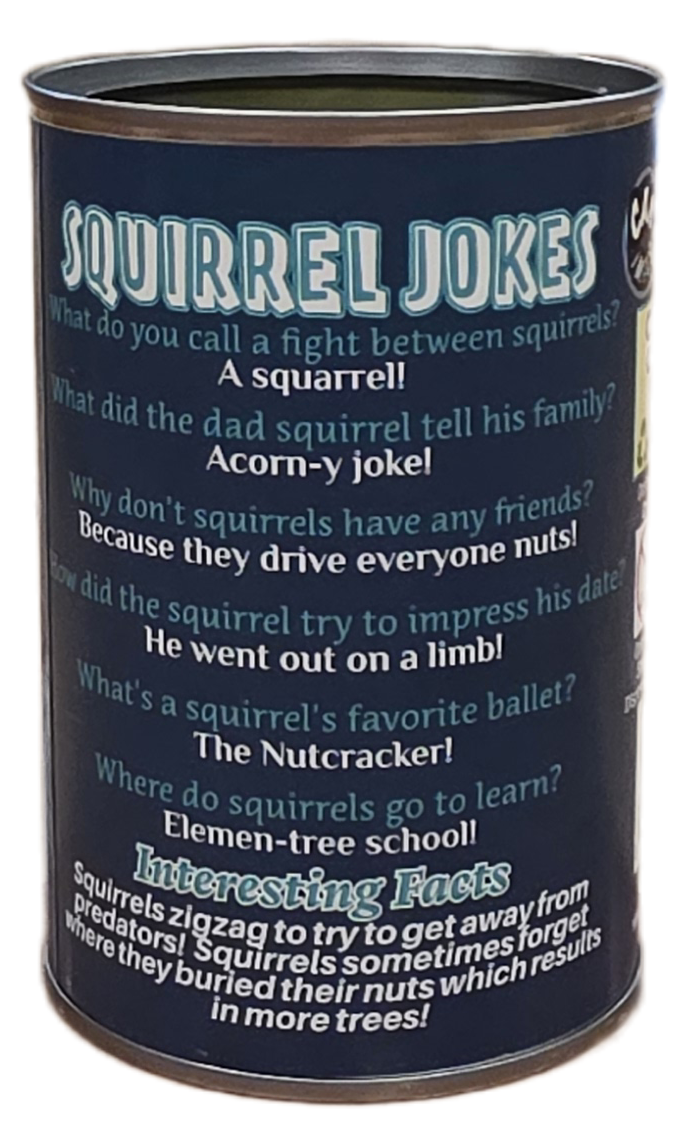 Canned Gifts - Wholesale Stuffed/Plush Toy - Kids & Baby - Canned Squirrel | Stuffed Animal Plush | Funny Jokes1