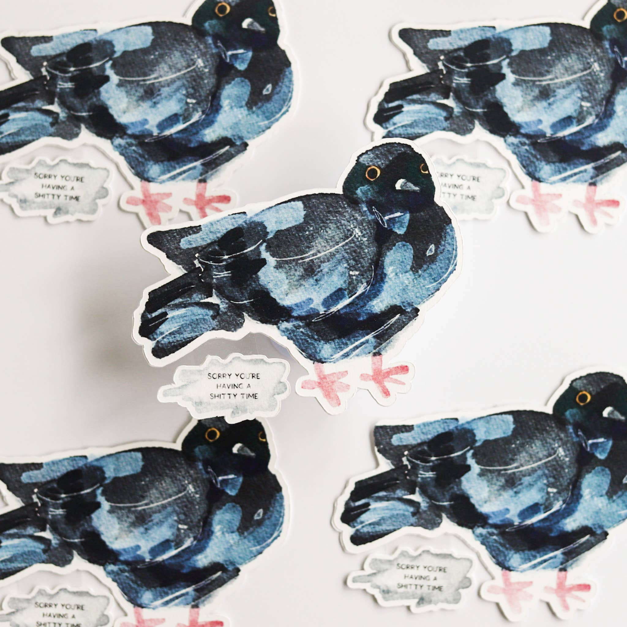 Ashley Frye Studio - Vente Carte de vœux classique - C'est une heure merdique3