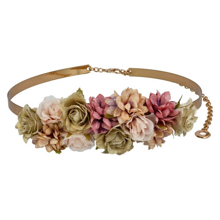 Ceinture Ingrid fleur multicolore pour la vente par Flormoda
