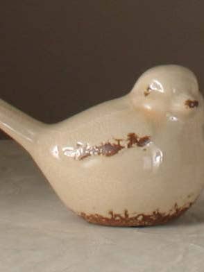 Oyster Ceramic Bird for wholesale by Accessories by Sherwood