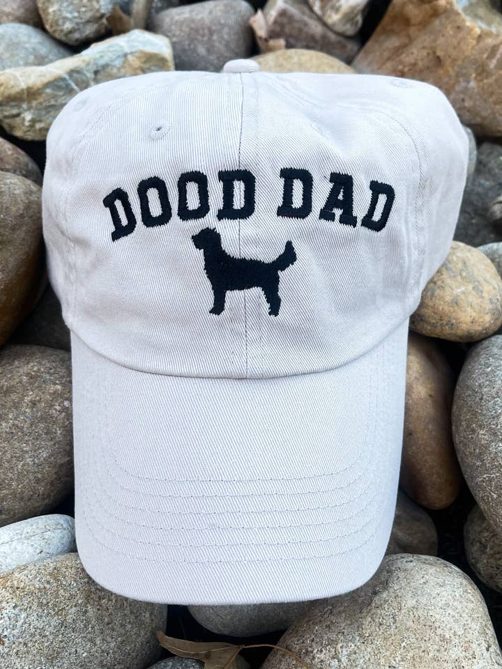 Arched Dood Dad "dad hat" for wholesale by DOOD MOOD CO.