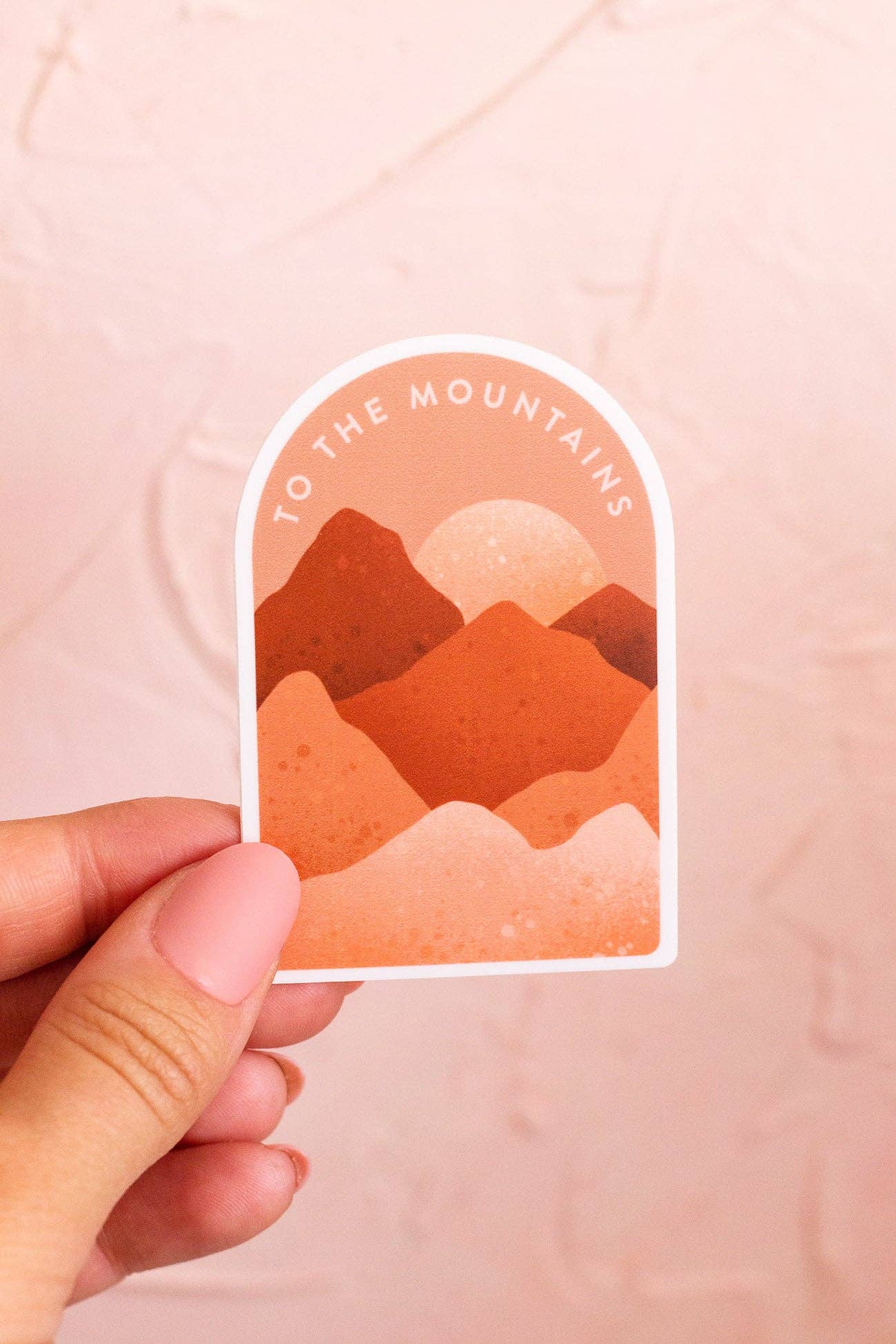 The Print Pantry - Wholesale Sticker - To The Mountains Sticker3