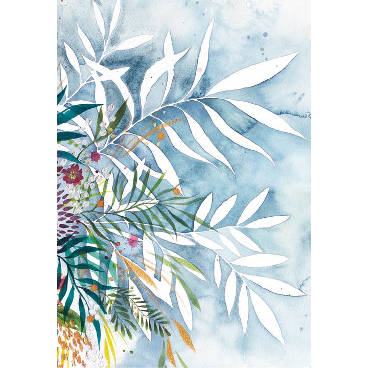 Moody Bloom Botanisches Geschenkpapier für den Großhandel von Create Joy Project