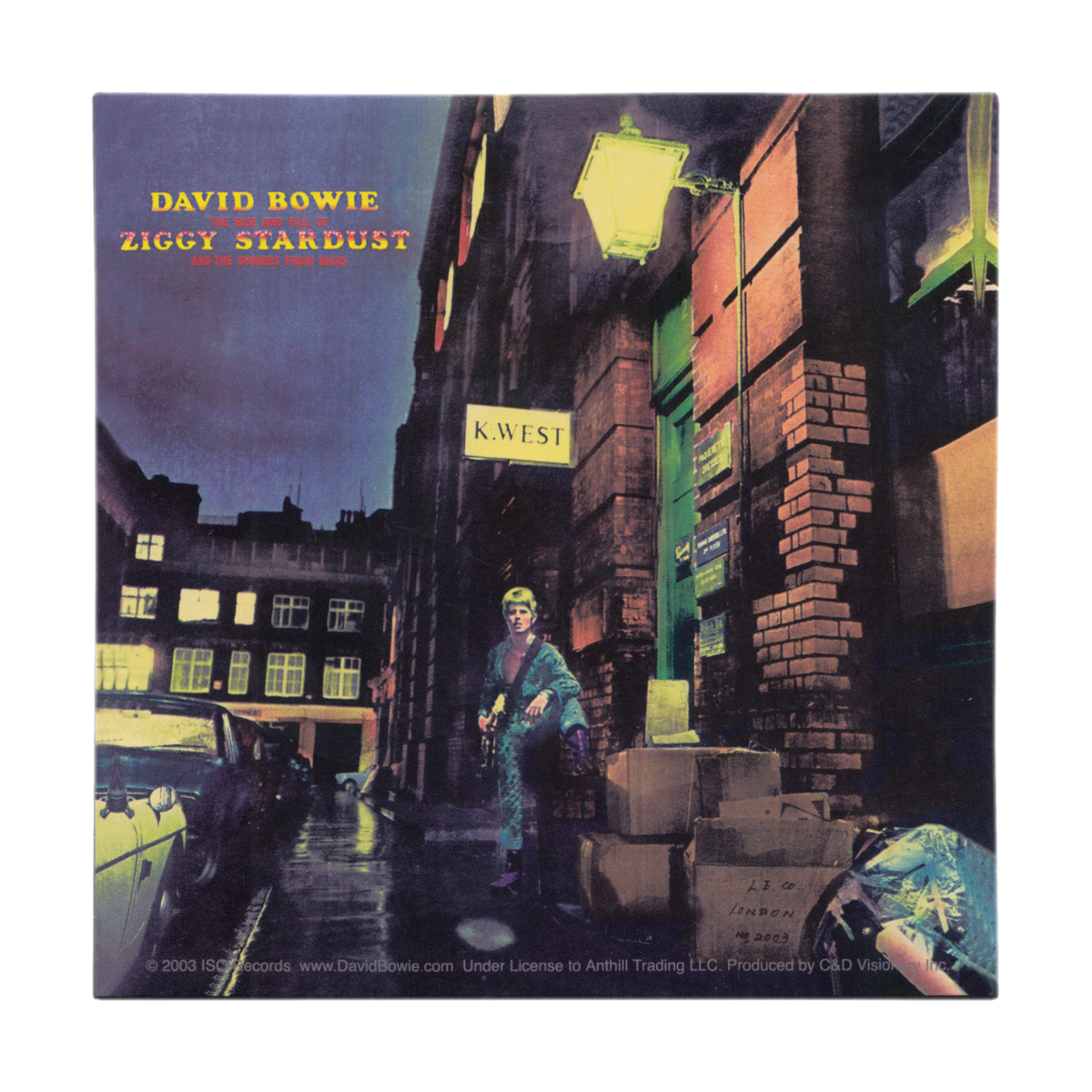 Square Deal Recordings & Supplies - Wholesale Sticker - Sticker - David Bowie - "Ziggy Stardust..." Album Cover Art0