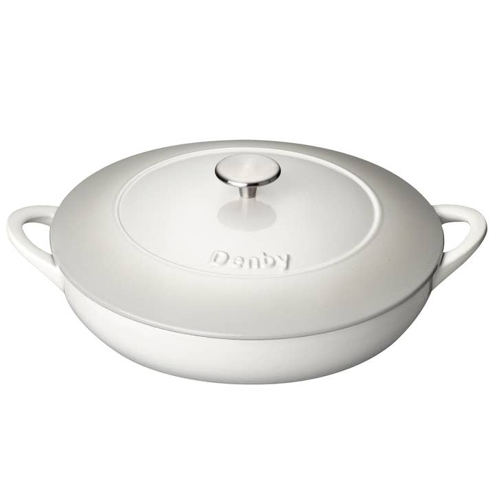 DENBY NATURAL CANVAS CAST IRON 30CM SHALLOW CASSEROLE for wholesale by Denby Brands