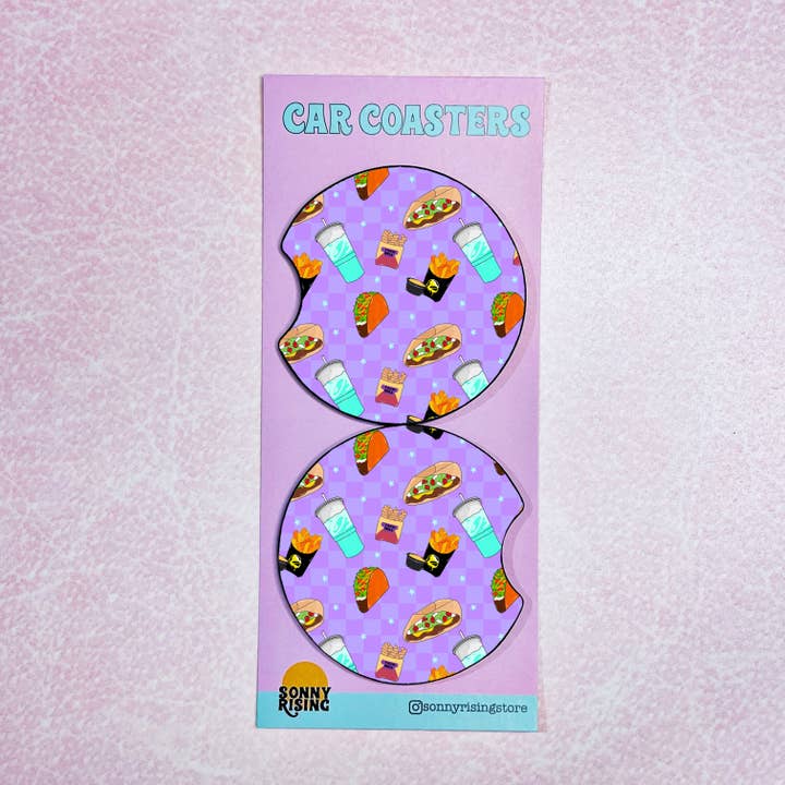 2 Auto-Untersetzer, Taco-Liebhaber für den Großhandel von Sonny Rising