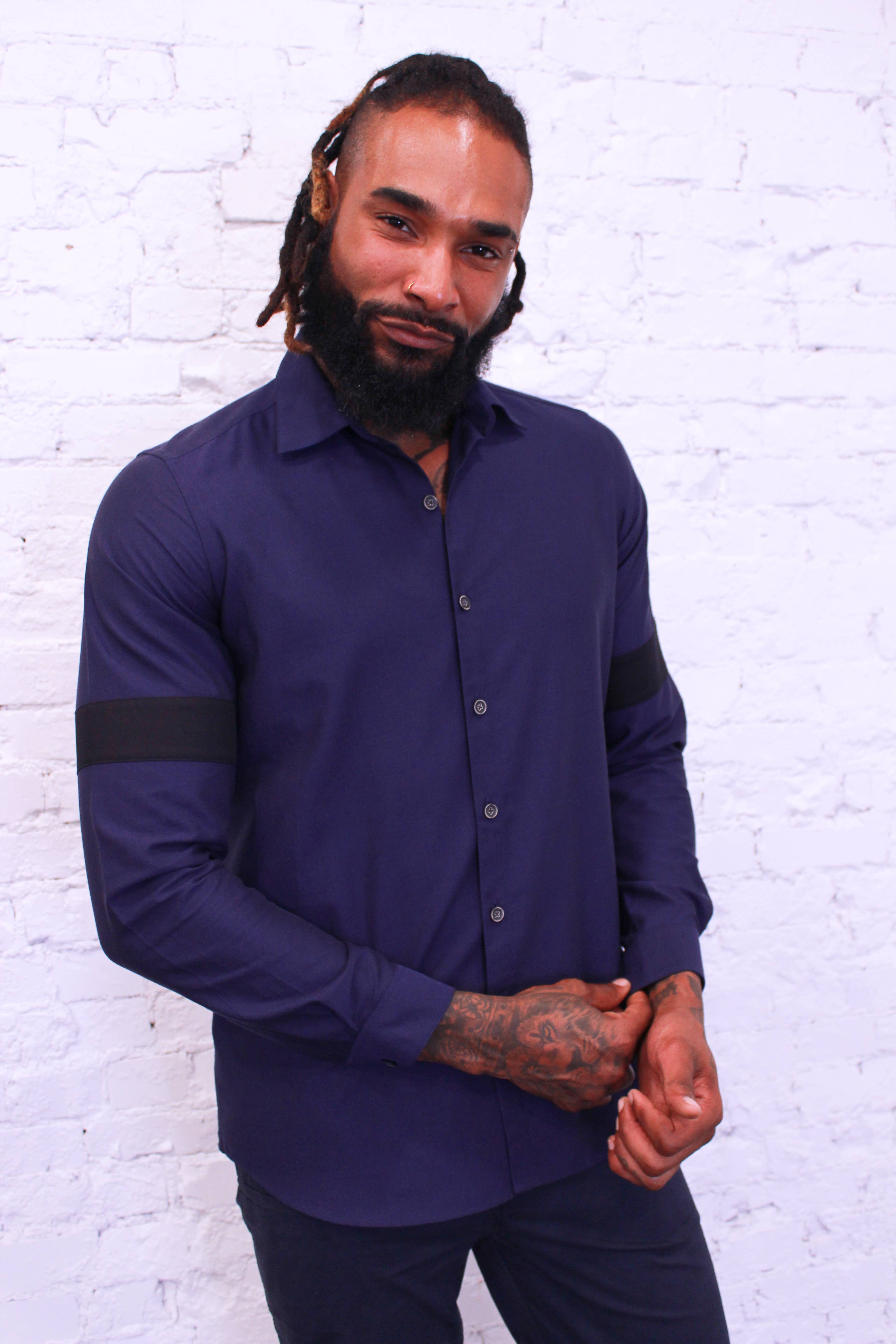 Am.A-Line Collections LLC - Wholesale Button Down Shirt - Men's - Propel Men's Long Sleeve Button Up Shirt0