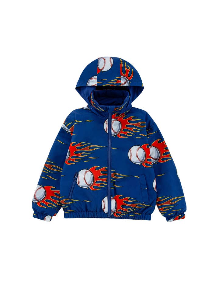 Veste coupe-vent réversible Max, Baseball Fire pour la vente par calonie