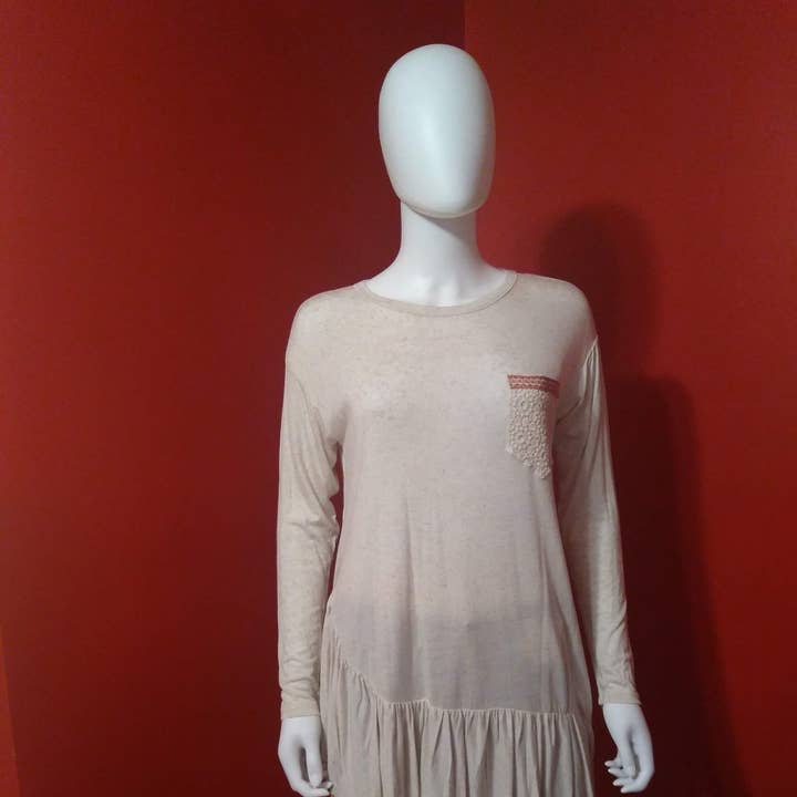 Oatmeal top for wholesale by Jones & Ivy Collections, Inc.