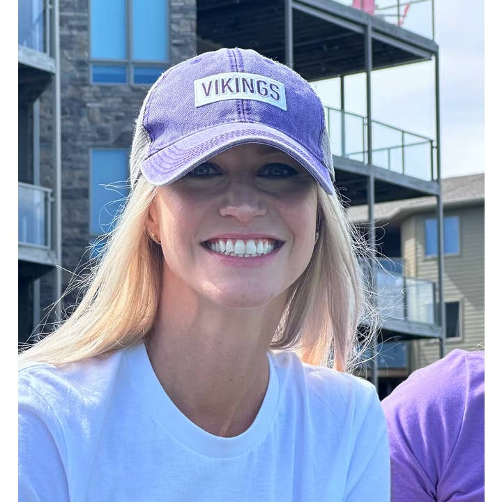Small Town Clothing Company - Wholesale Trucker Hat - Women's - Vikings Purple Snapback Hat3