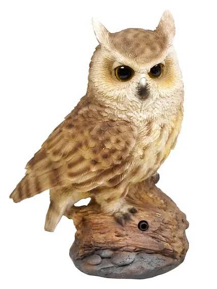 6,25 Zoll große Eulenfigur mit bewegungsaktivierter Langohrfigur für den Großhandel von Halcyon Generation