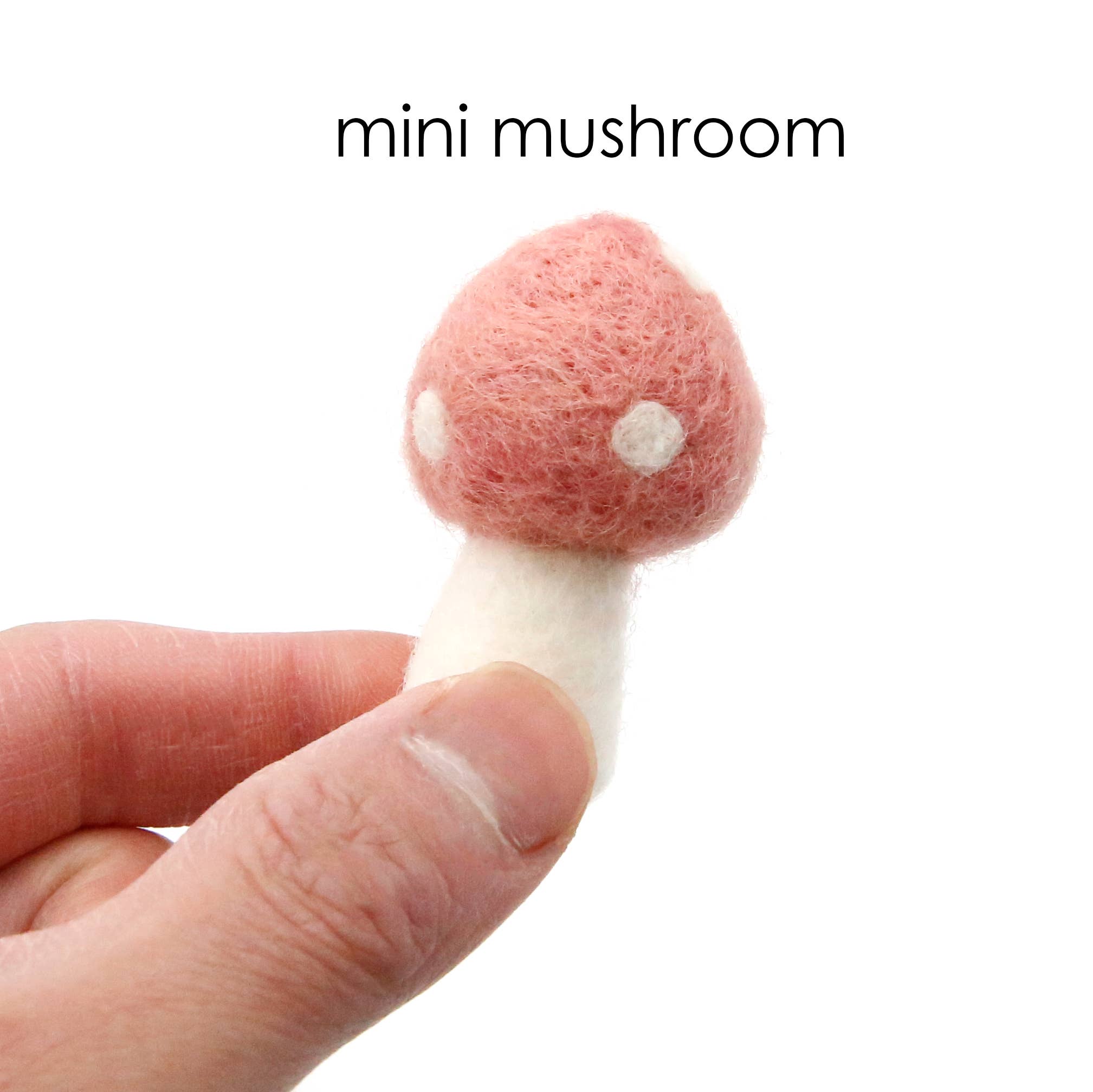 The Felt Pod - Wholesale Decorative Tabletop Object - Felt Mushroom - Mini2