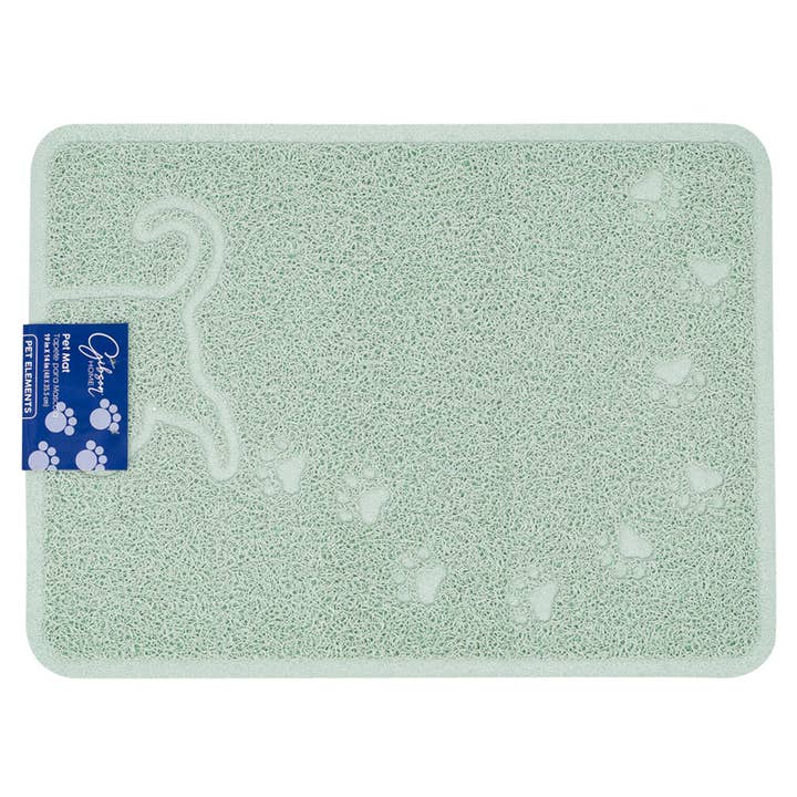 Gibson Home Pet Elements Cat Paws Pet Mat 19 x 14'' for wholesale by Deluxe Import Trading