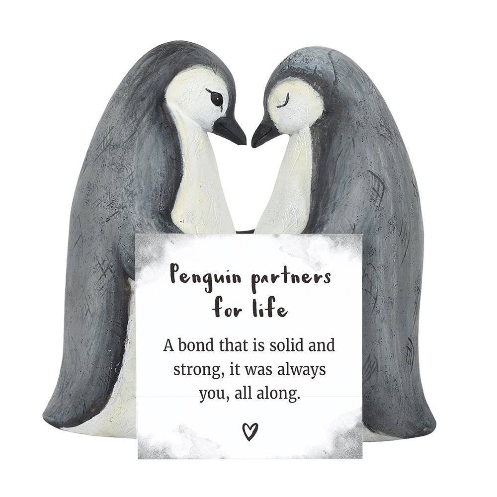 Something Different Wholesale – wholesale Decorative figurine – Penguin Partners For Life Ornament3