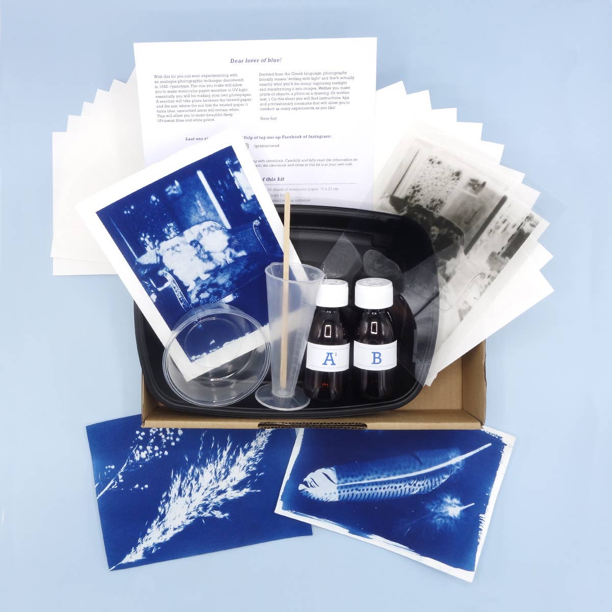 PAR - Wholesale DIY Craft Kit - DIY Cyanotype Kit - Paper1