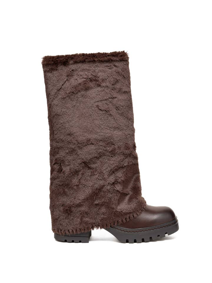 C'M PARIS - Wholesale Boots - Women's - Après-Ski Boot with Faux Fur Gaiter 3020