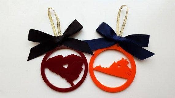 Hazel Grove Customs - Wholesale Ornament - Any State or Country Personalized Christmas Ornament1