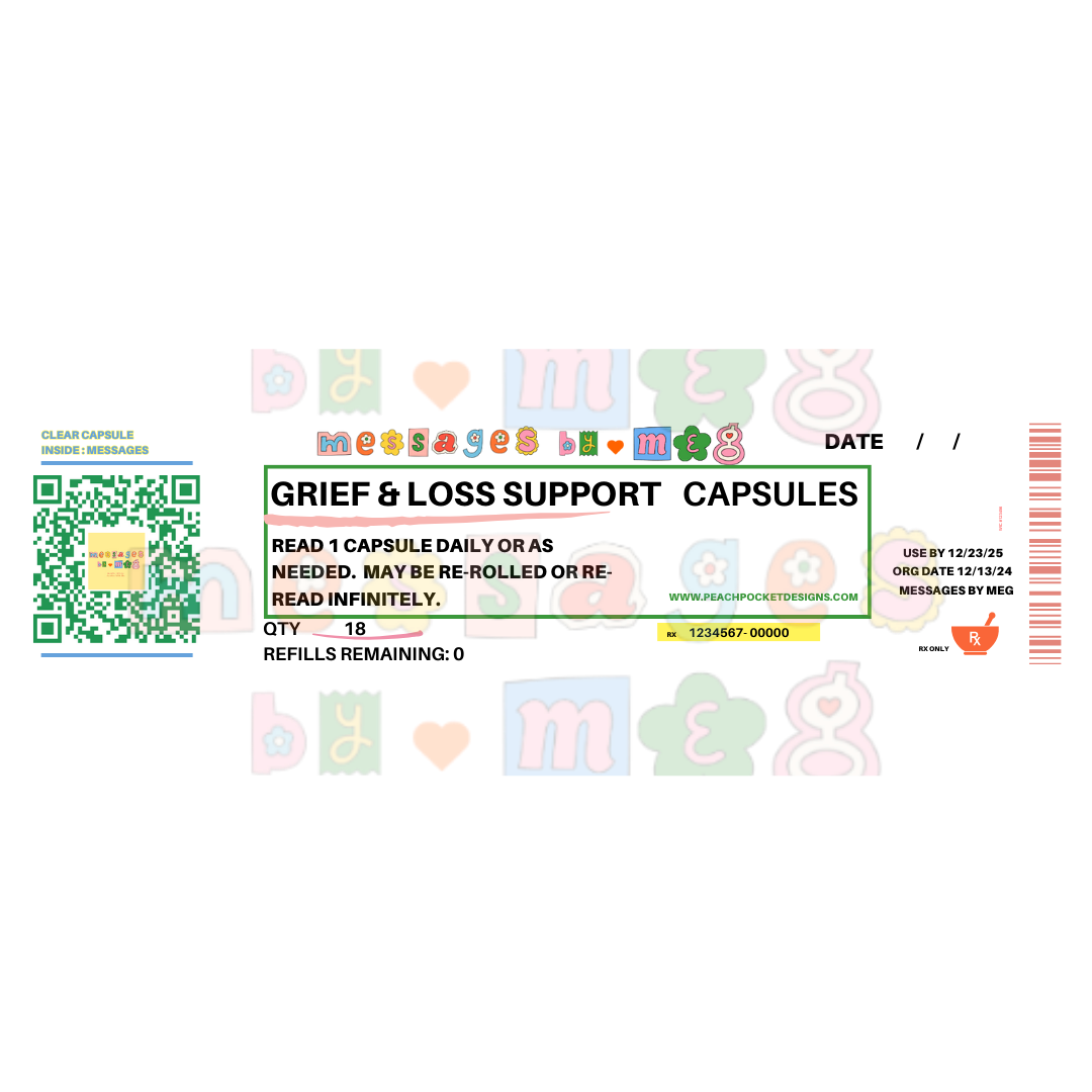 Messages By Meg - Wholesale Decorative Jar - Grief & Loss Support2