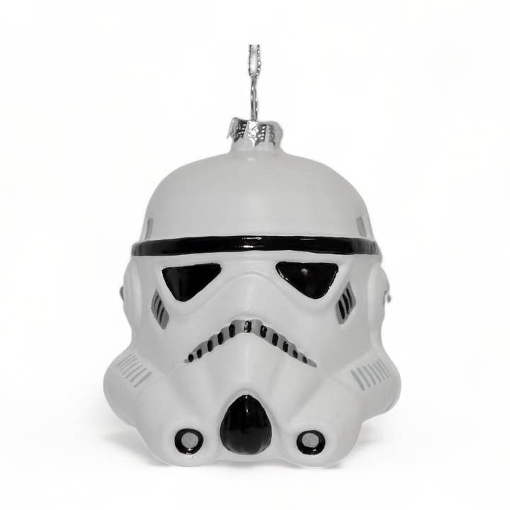Stormtrooper Glass Ornament 8cm in PET Box for wholesale by Sereno Marke