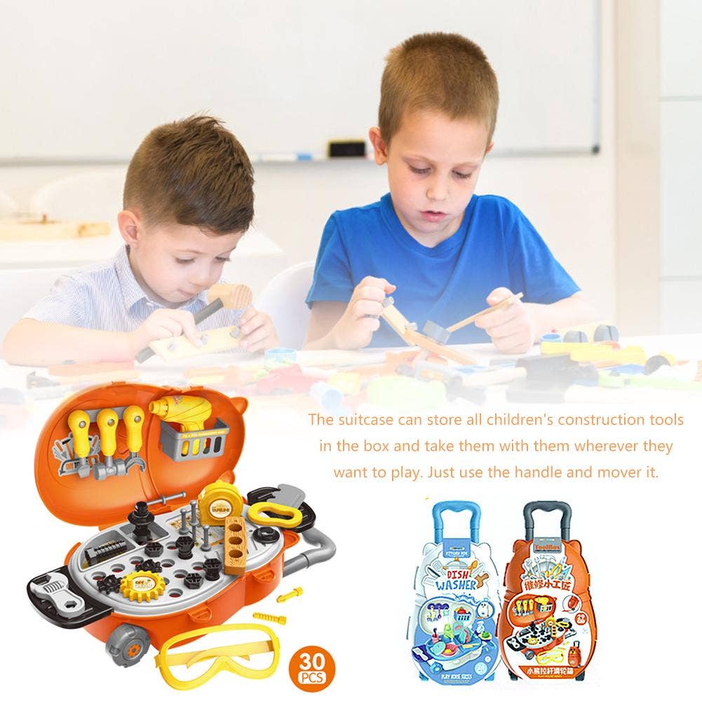 Toyventures – wholesale Toy set – Kids – Kids 25Pcs Tool Set Pretend Play with Carry Bag Age 3 to 79