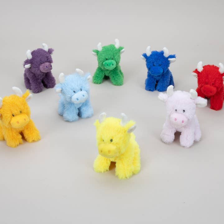 Jomanda Soft Toys & Accessories – wholesale Stuffed/plush toy – Kids & baby – Dark Blue Mini Highland COOllectible Cow Plush Toy 6
