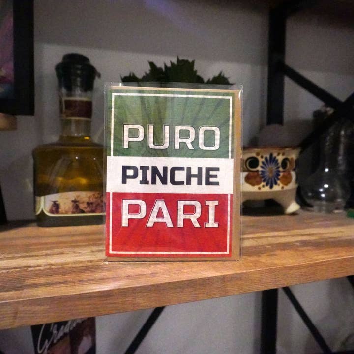 Erica Alfaro Designs - Venta al por mayor Tarjetas de cumpleaños - Tarjeta de Felicitación Puro Pinche1