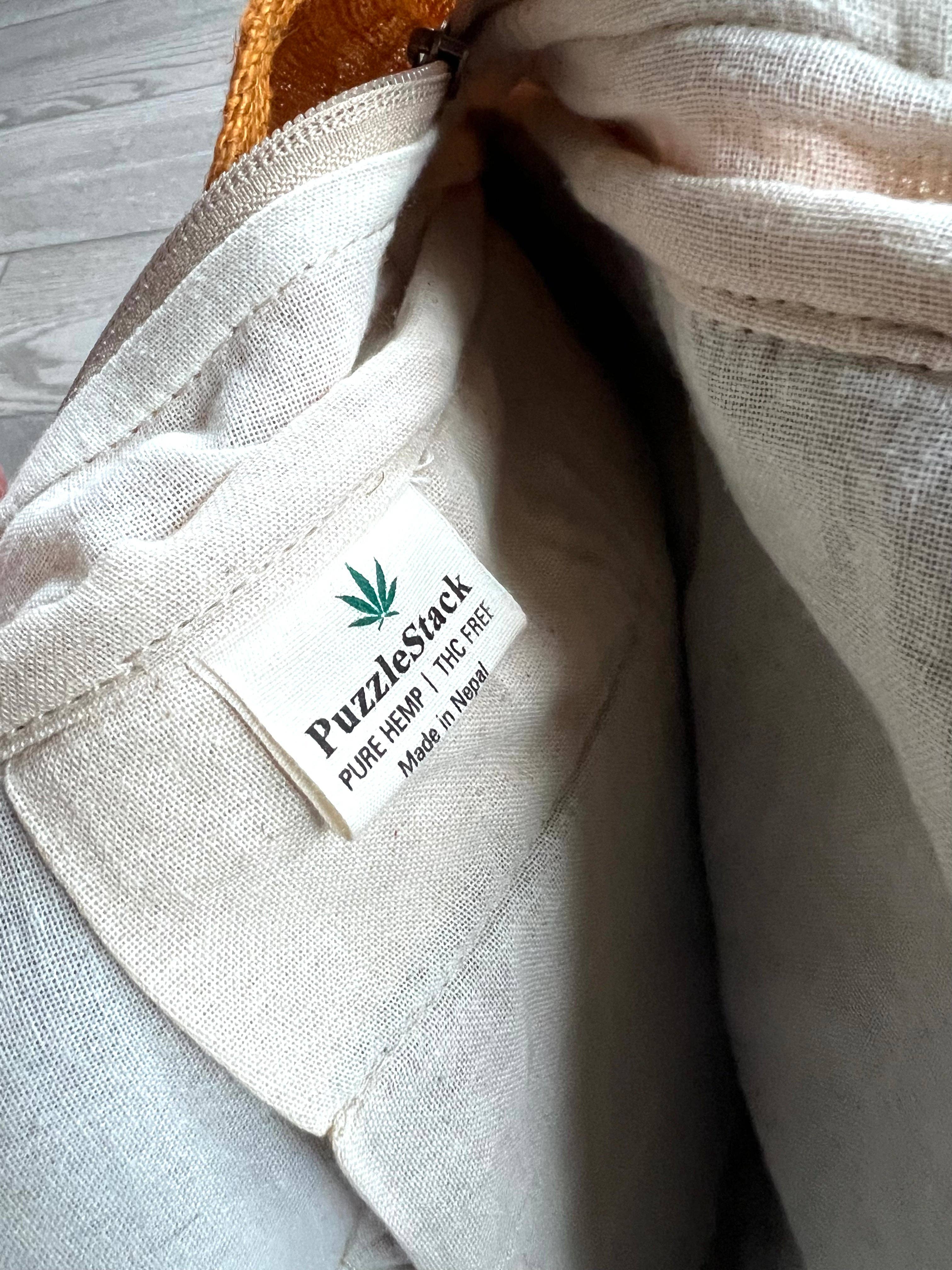 PuzzleStack - Venta al por mayor Mochila - Mujer - Mochila de Cáñamo Puro Rosa Kumari6