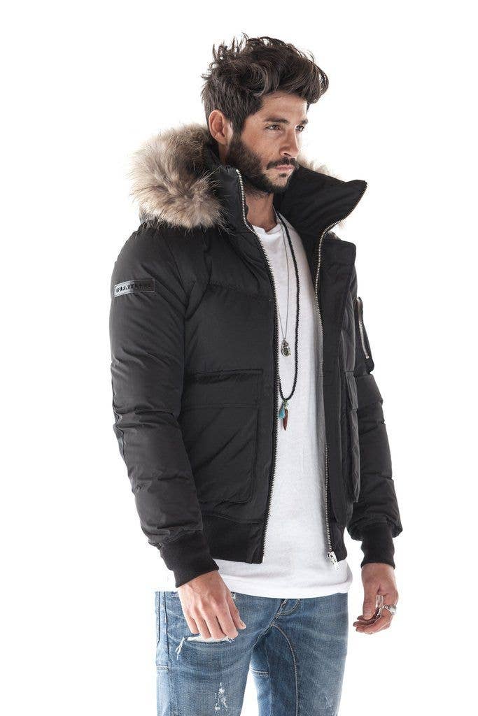 Burntlime - Wholesale Puffer Jacket - Men's - Carbon Bomber3