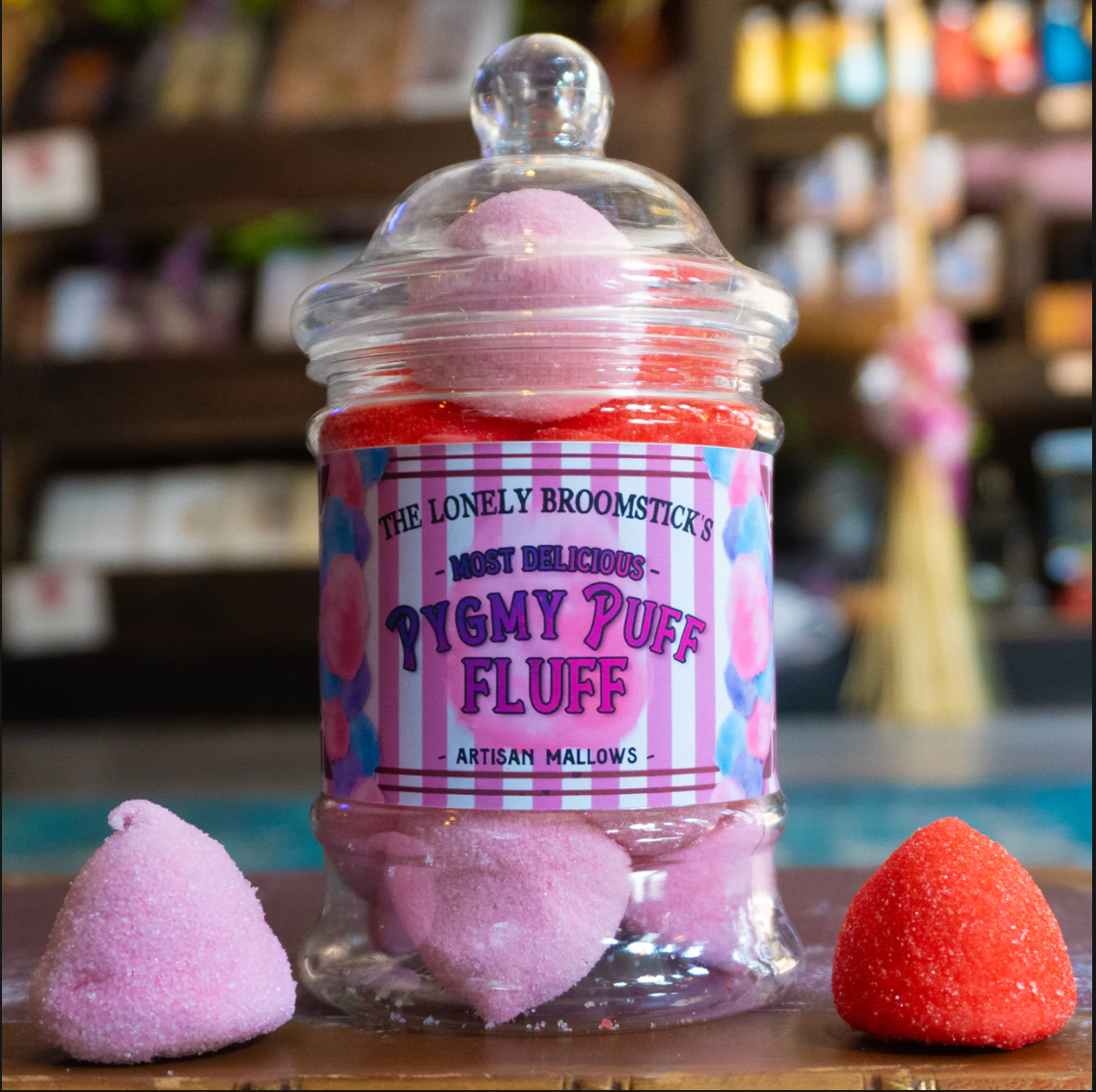 The Lonely Broomstick - Wholesale Marshmallow - Pygmy Puff Fluff Jar2
