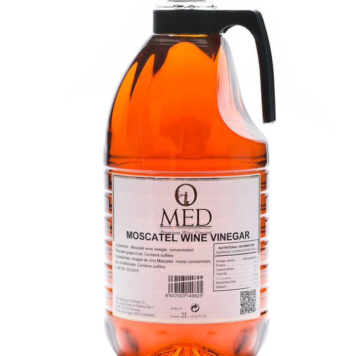Omed Moscatel Vinegar 2L for wholesale by Venturus Foods