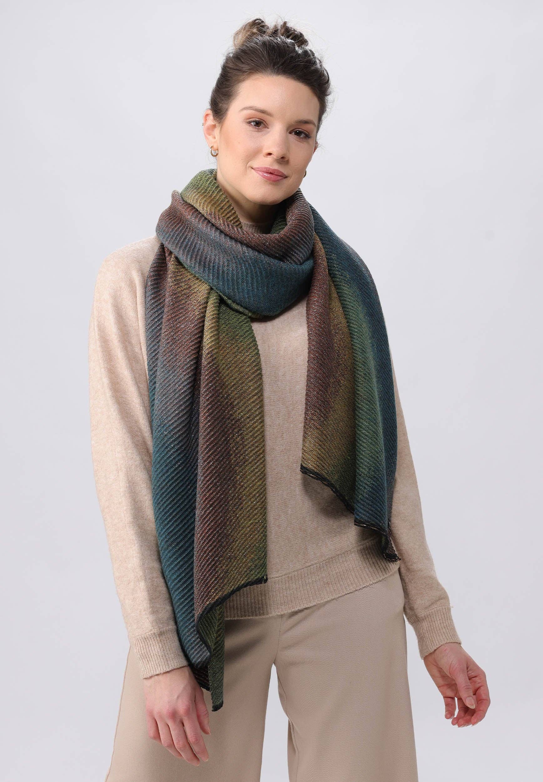 FRAAS - The Scarf Company - Vente Écharpe – femme - Écharpe plissée Twilight Shine4