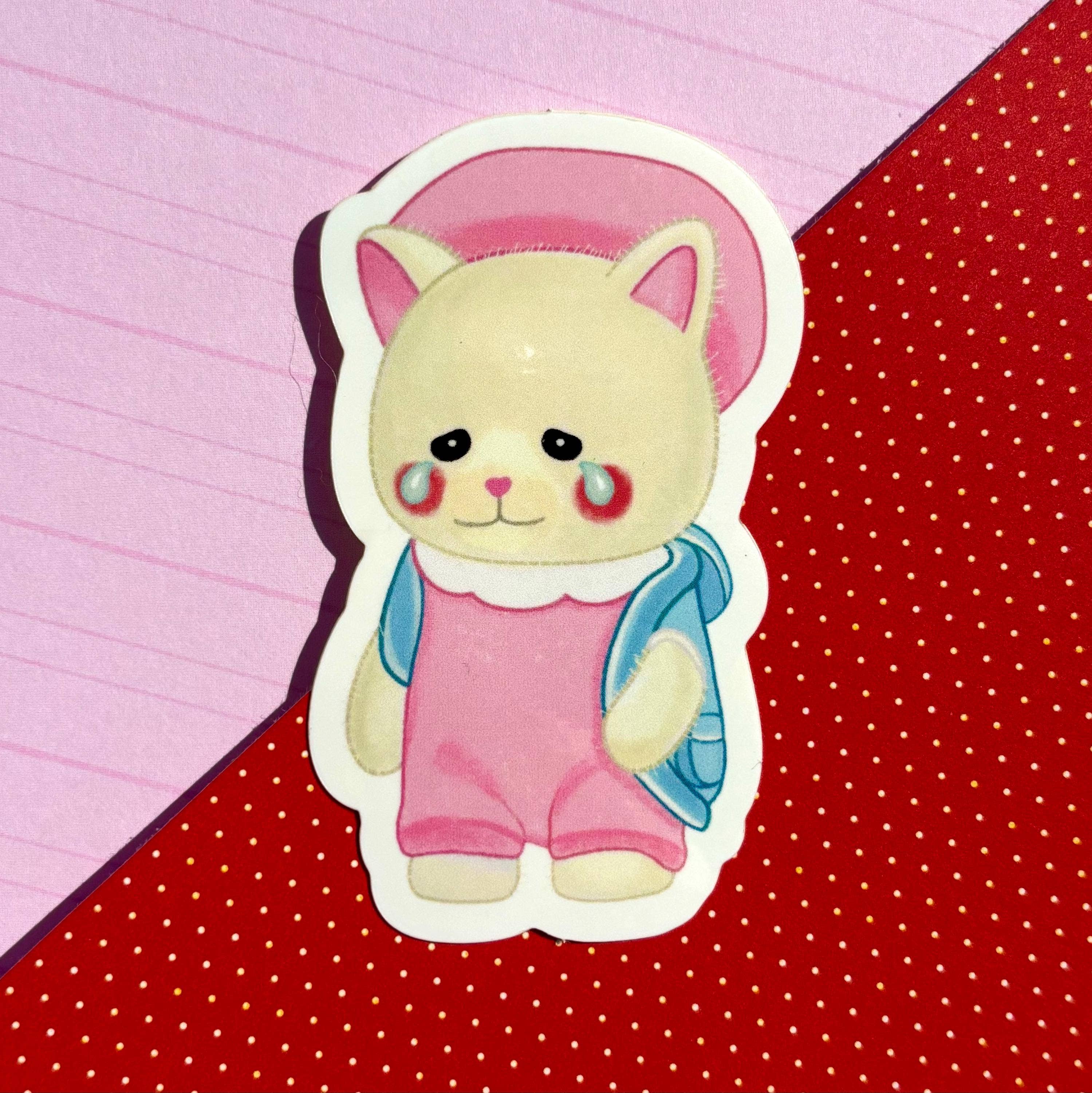 Drawn by Ang - Wholesale Sticker - Calico Critter Vinyl Waterproof Sticker1