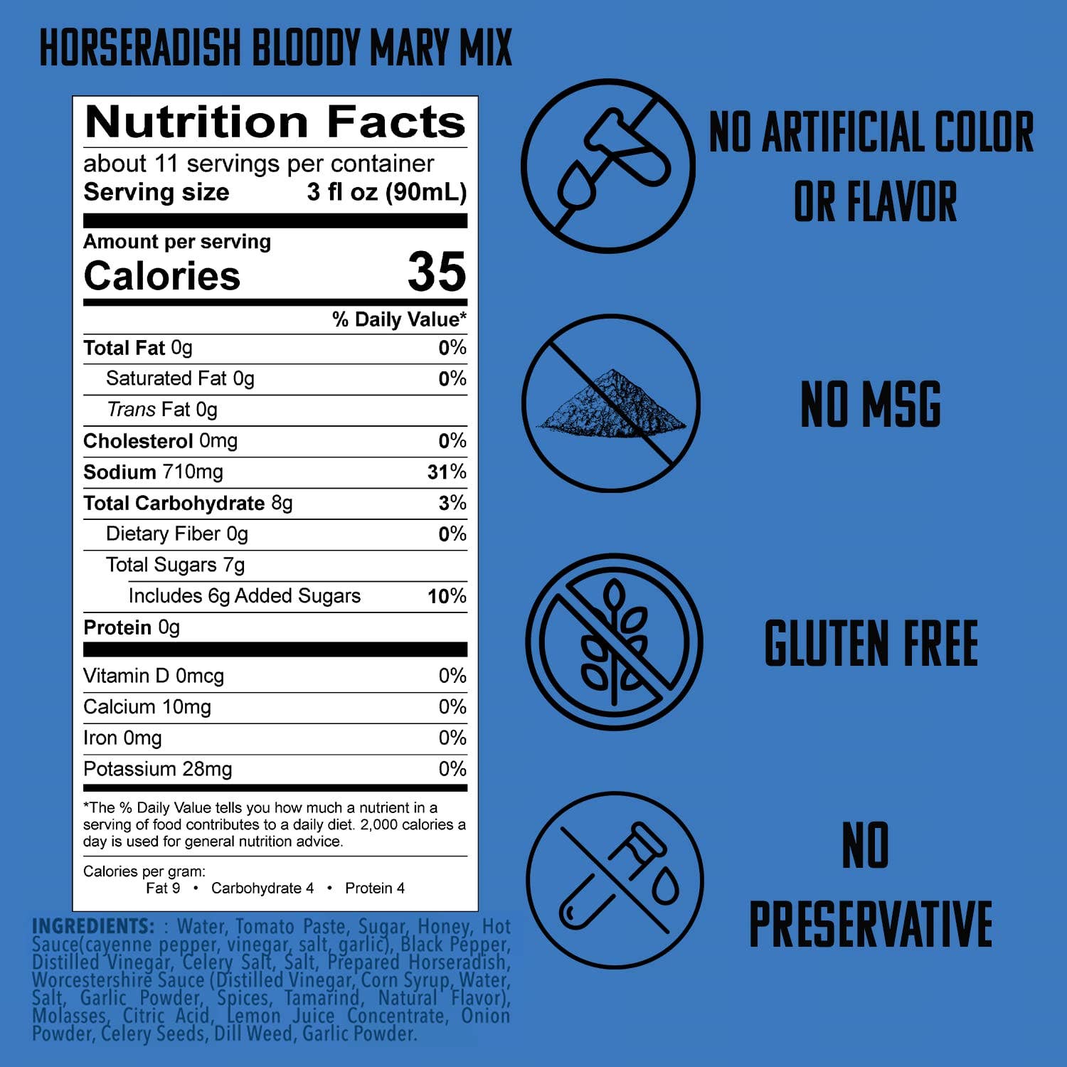 SPOOKY Craft Cocktail Mixes - Wholesale Cocktail Mix/Syrup - SPOOKY Bloody Mary Sampler 6-pk3