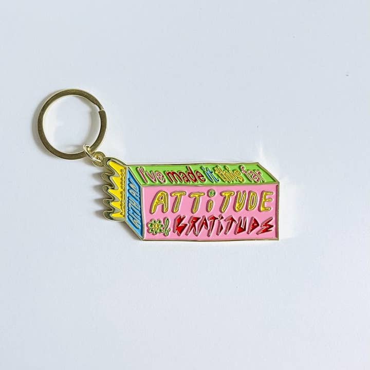 Holly Simple - Wholesale Keychain - Unisex - Daily Reflections Keychain | GRATITUDE