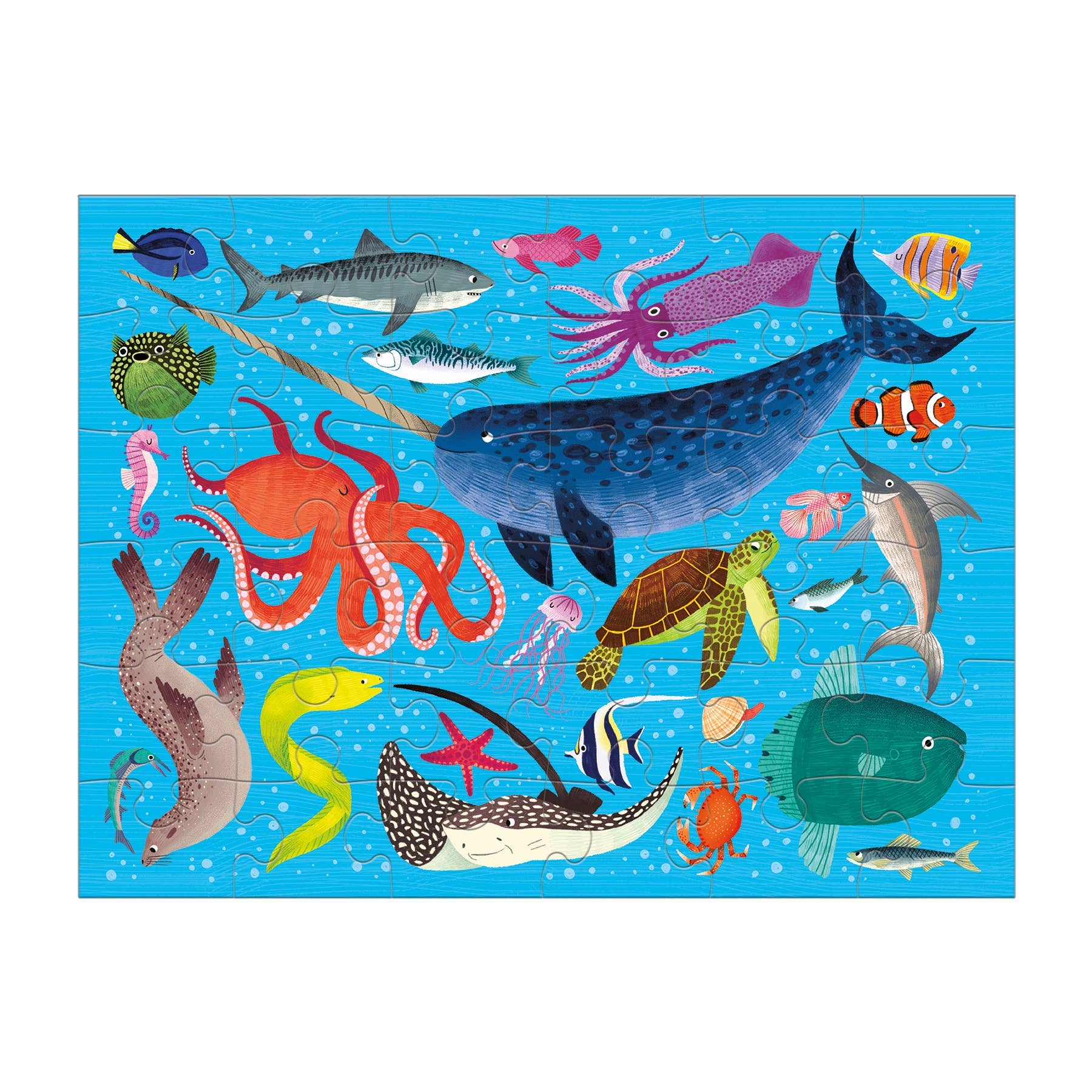 Chronicle Books - Wholesale Puzzle - Kids - Ocean Life Puzzle To Go1