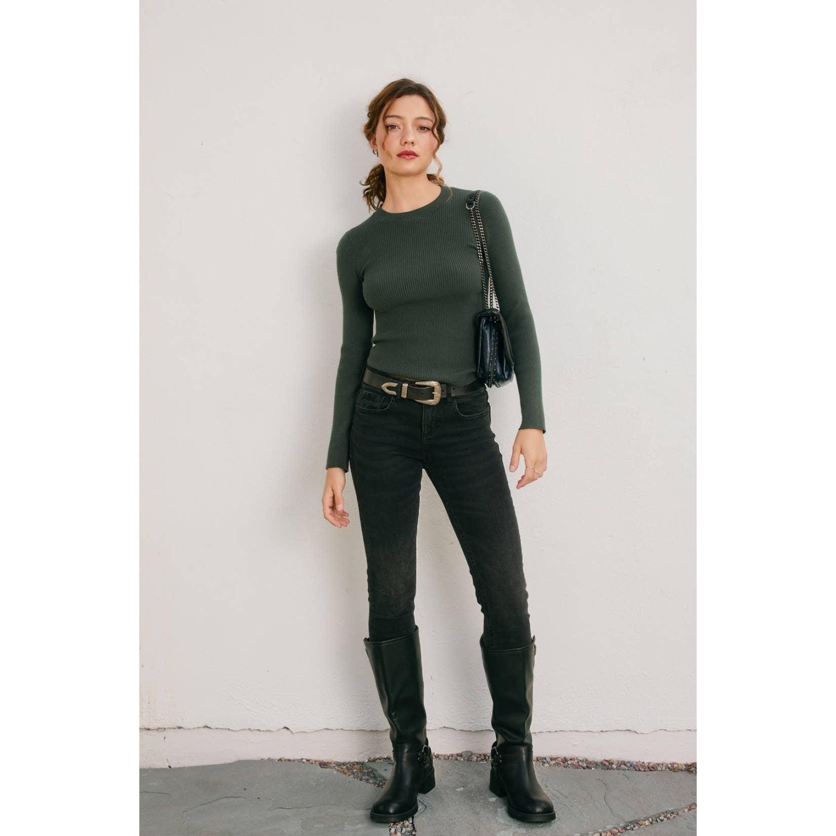 Dress Forum - Wholesale Knit Sweater - Women's - Anything Goes Crew Neck Light Sweater7