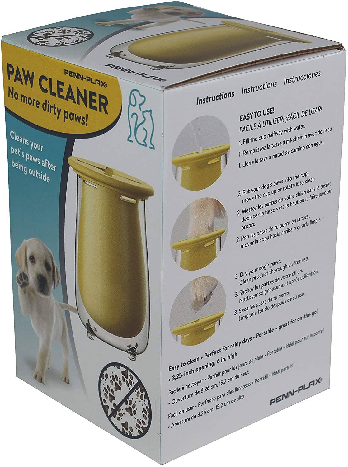 Penn-Plax - Wholesale Pet Grooming Aid - Dog - Paw Cleaner with Spill Proof Design for Dogs1