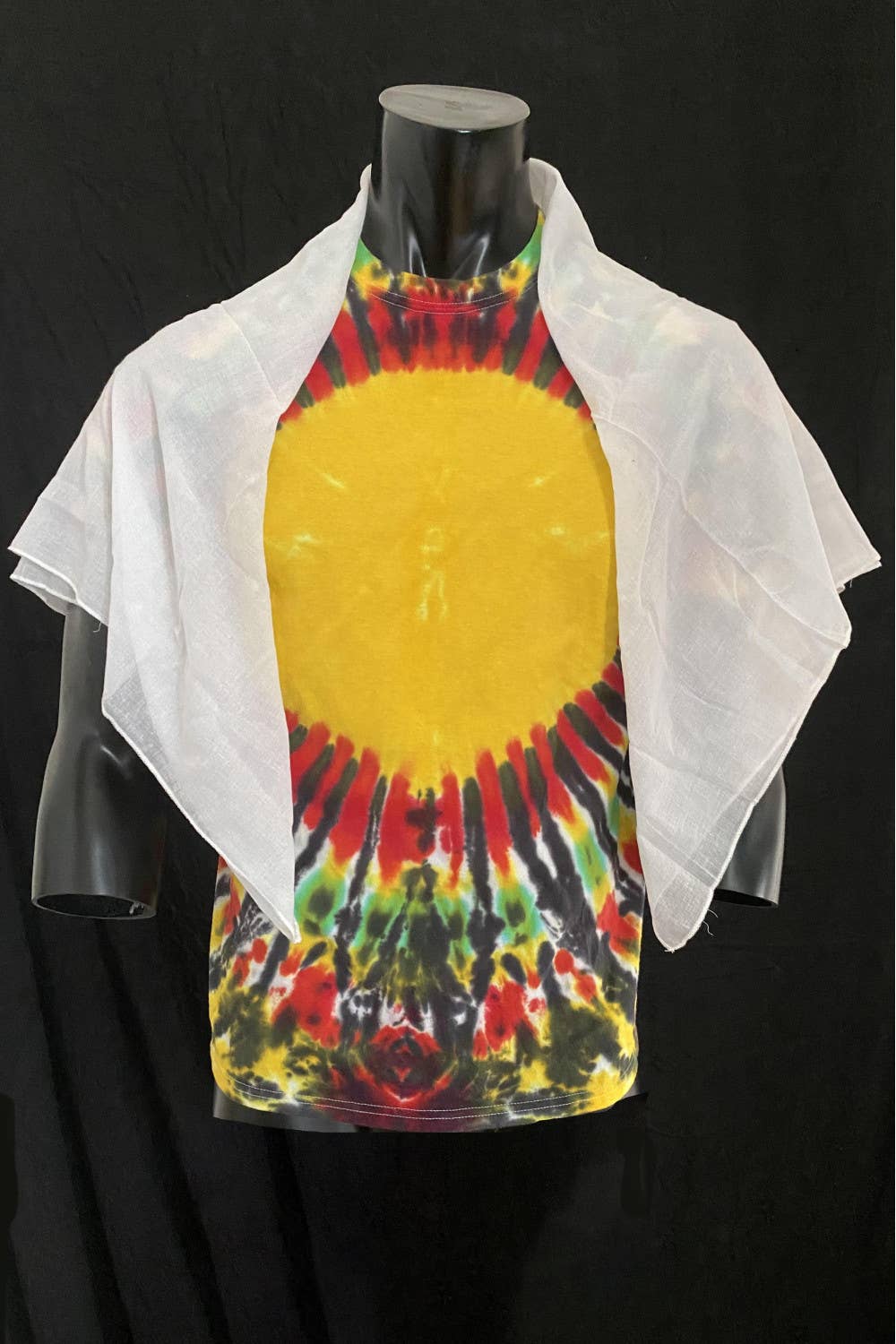 Sunshine Joy – Cachecol - Unissexo por atacado – Lenço Branco para Tie-Dye 39x40 100% Algodão Voile1