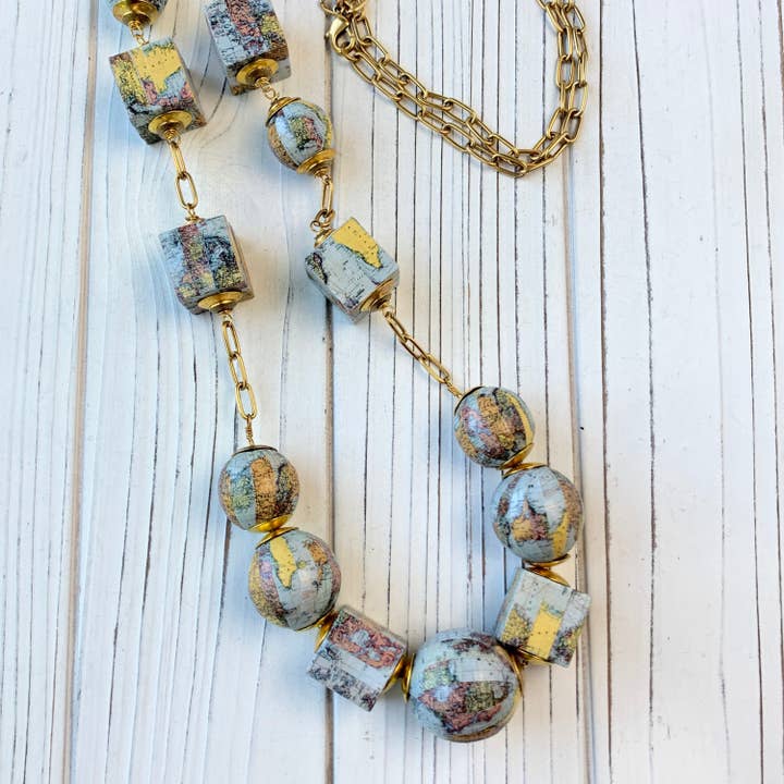 Wanderlust Long Necklace for wholesale by Lenora Dame