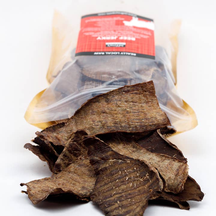 Jeffrey's Natural Pet Foods - Wholesale Pet Treats - Dog - Jeffrey's House Made Beef Jerky2