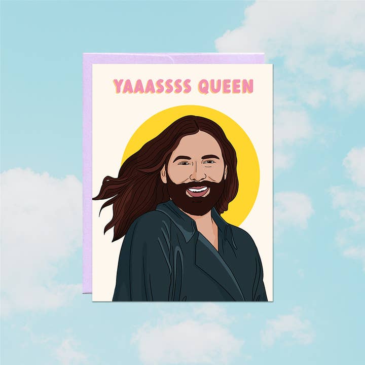 Party Mountain Paper co. - Wholesale Encouragement Card - JVN Yas Queen | Last Chance