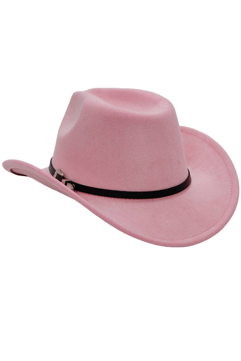 Cap Zone – Engroshandel Cowboyhat - Unisex – Western spænde bælte imiteret nubuck ruskind cowboyhat18