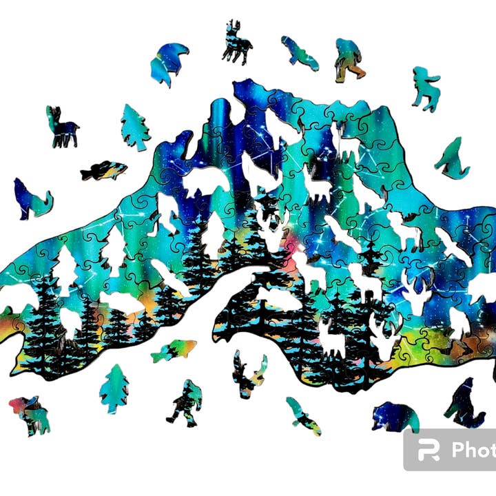 Lake Superior wooden puzzle for wholesale by Art Factory LLC