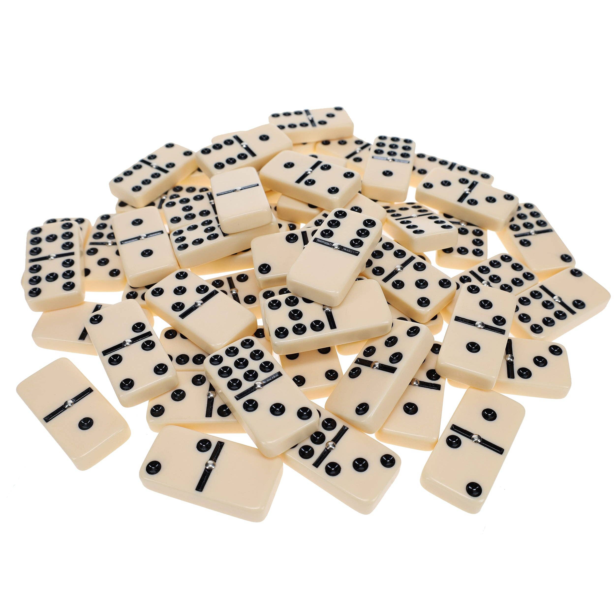 Wood Expressions - Wholesale Dominoes - Double Nine Dominoes With Spinners - Thick Size3