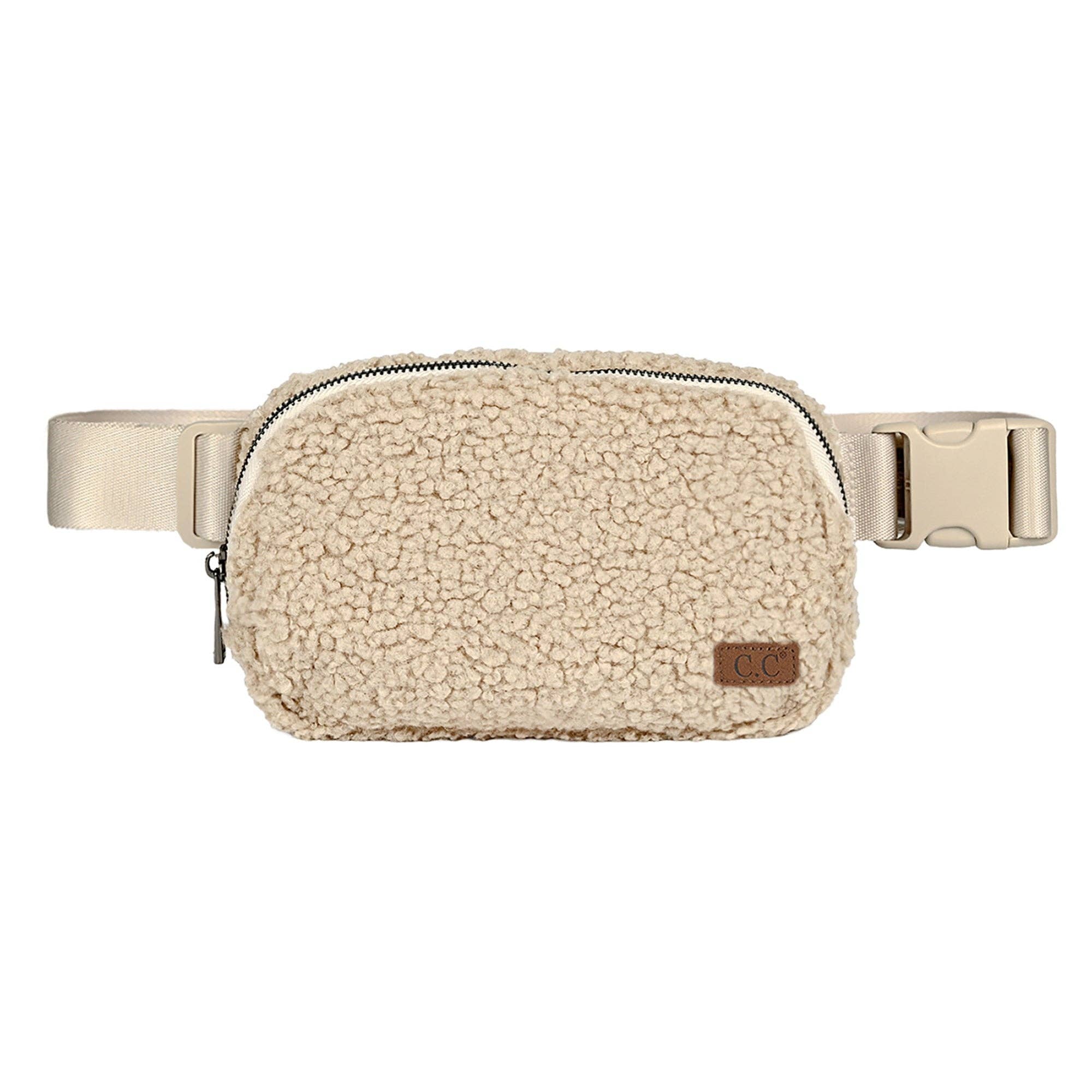 Truly Contagious - Wholesale Belt Bag - Women's - CC Sherpa Unisex Belt Bag Fanny Pack BGS00570