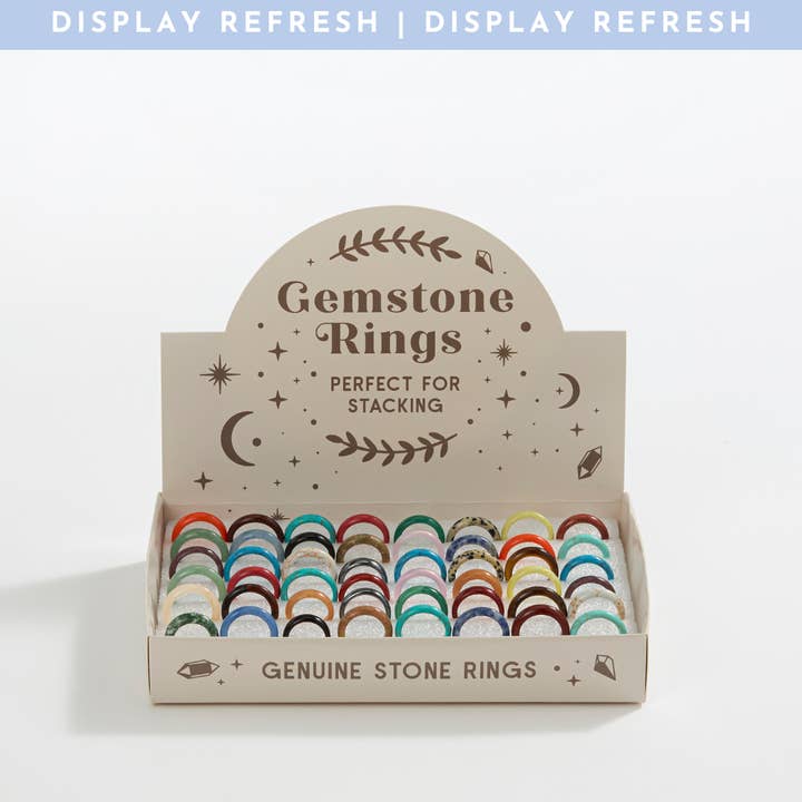 GeoCentral - Wholesale Jewelry Set - Gemstone Rings
